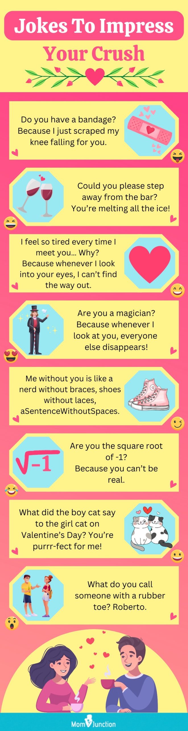 jokes to impress your crush (infographic)