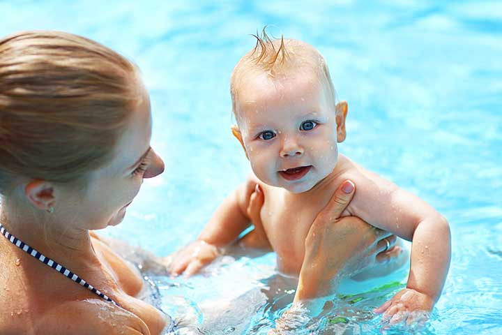Babies can be taught basic swimming