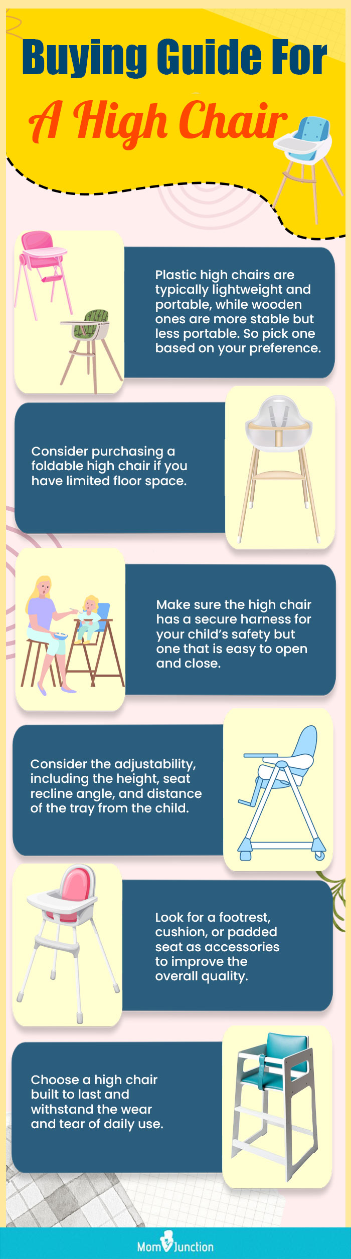 Buying-Guide-For-A-High-Chair (infographic)