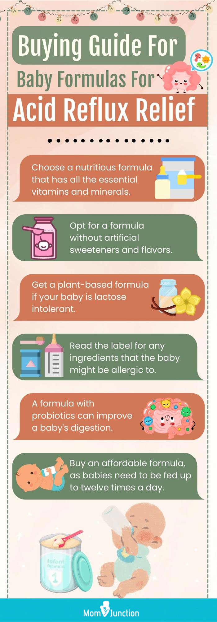Buying Guide For Baby Formulas For Acid Reflux Relief