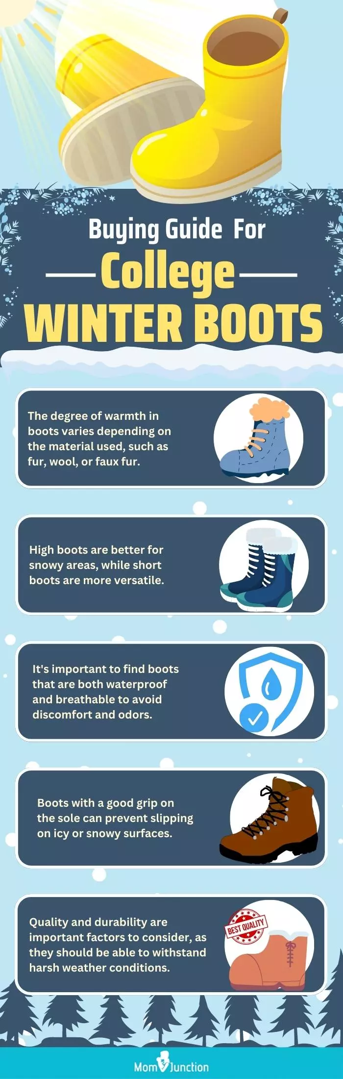 Buying Guide For College Winter Boots Row-33 content team