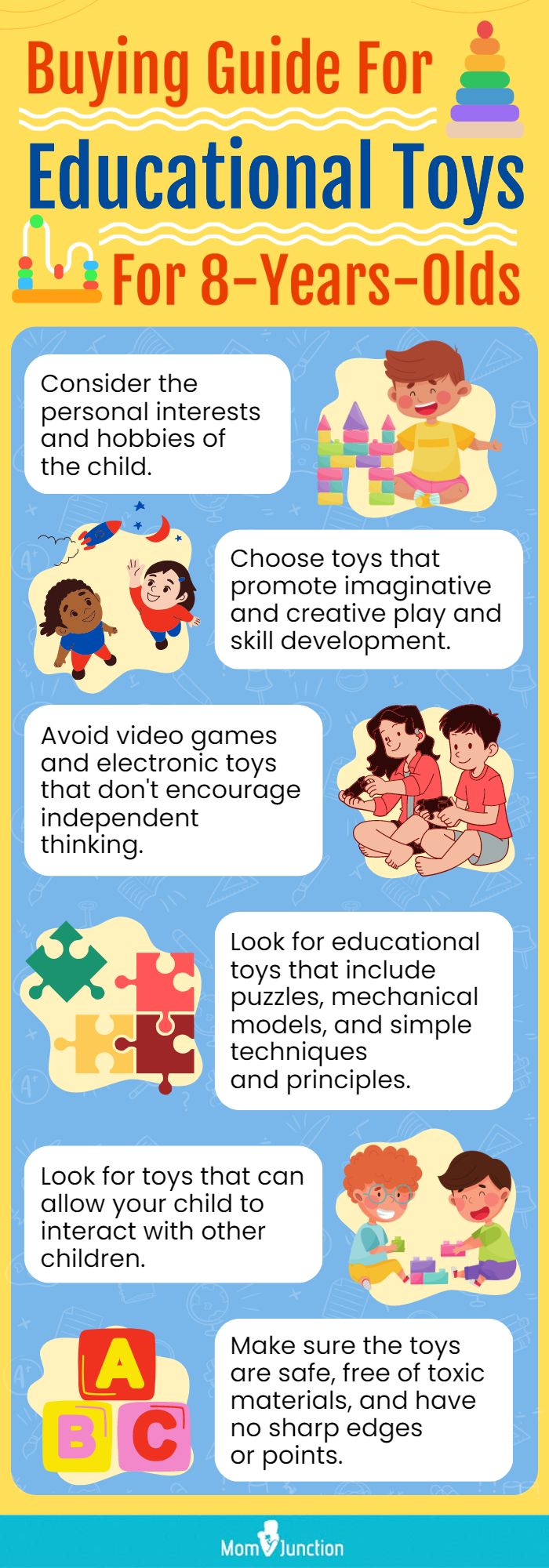 Buying Guide For Educational Toys For 8-Years-Olds (infographic)