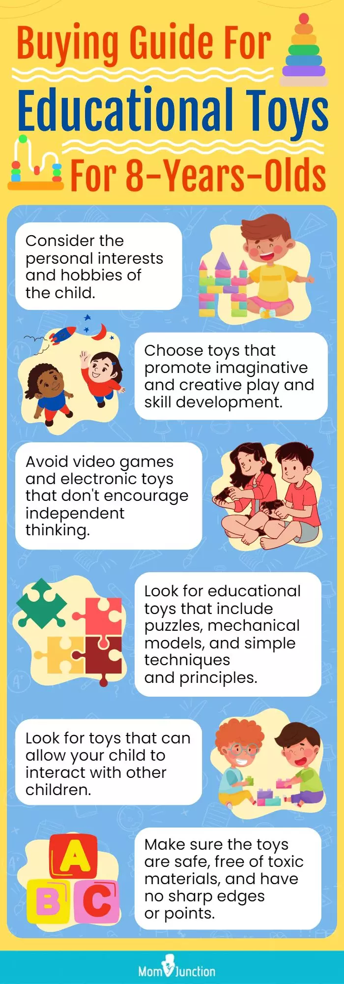 Buying Guide For Educational Toys For 8-Years-Olds (infographic)