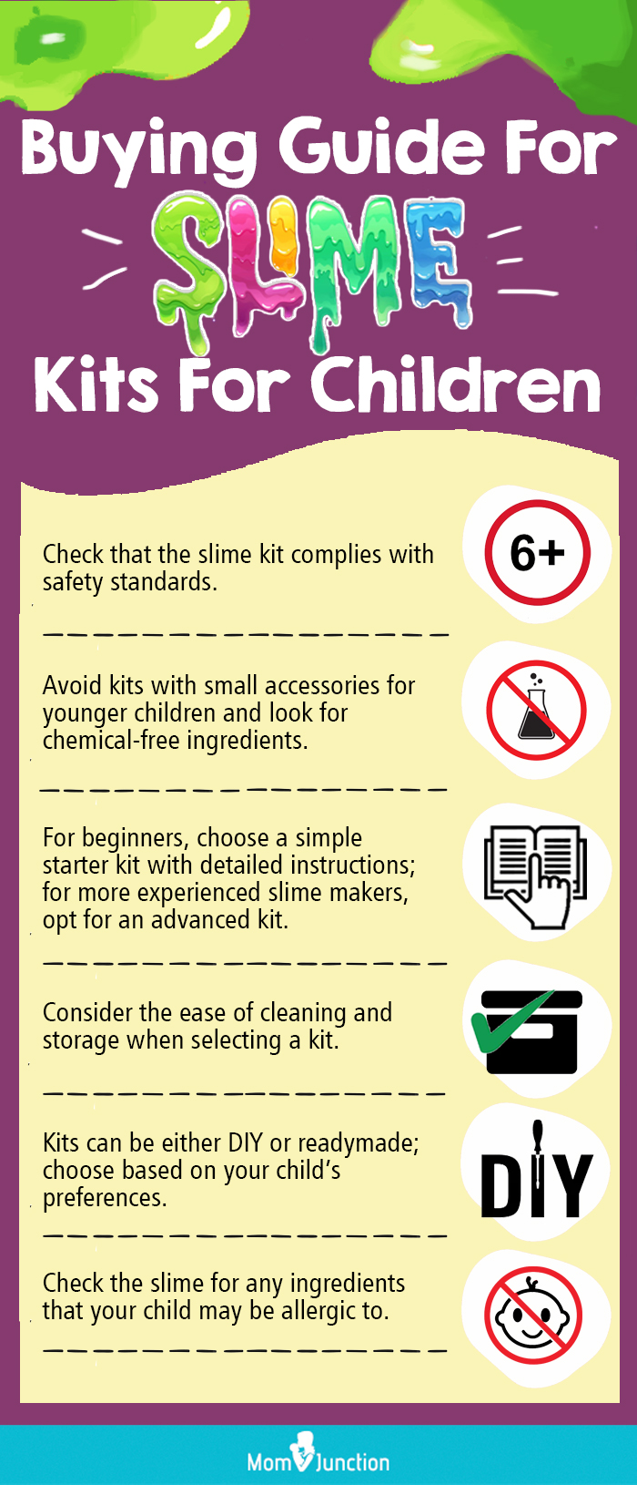Buying Guide For Slime Kits For Children (infographic)