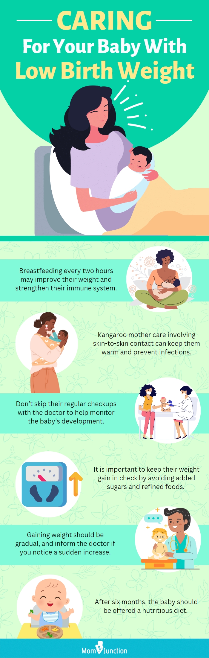 caring for your baby with low birth weight [infographic]