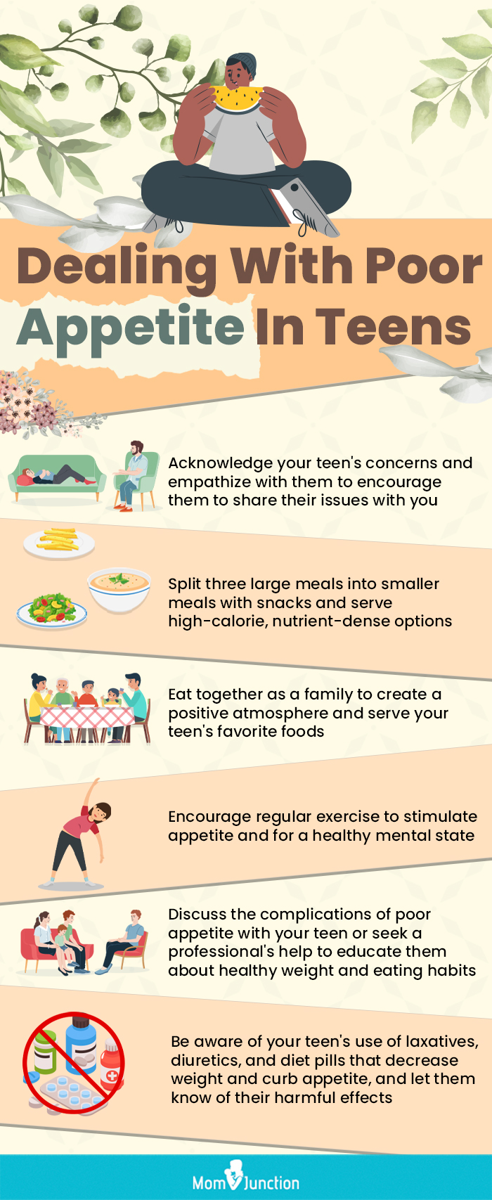 dealing with poor appetite in teens [infographic]