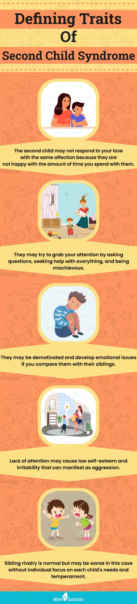 defining traits of second child syndrome (infographic)