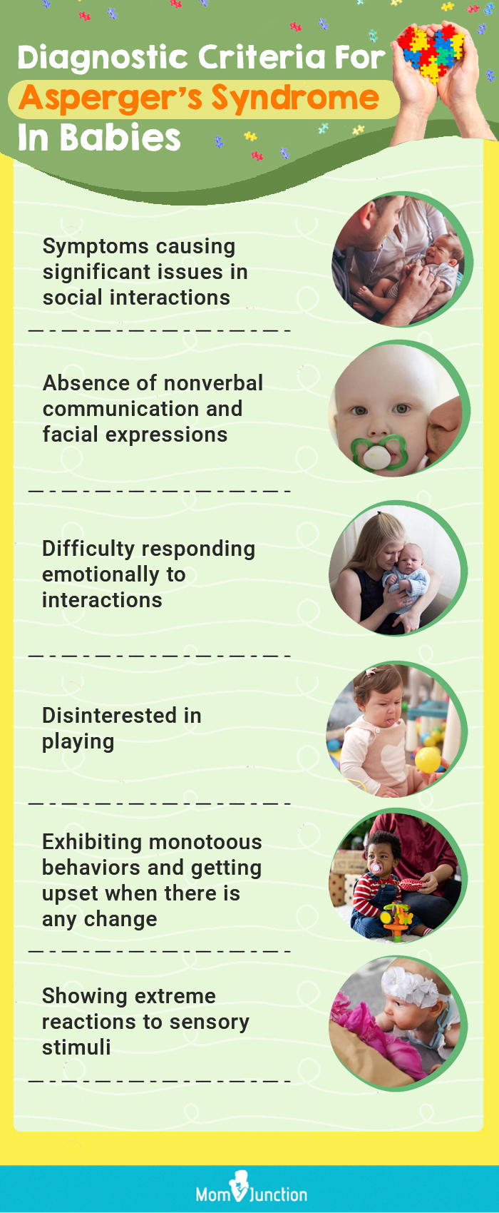 diagnostic criteria for aspergers syndrome in babies (infographic)