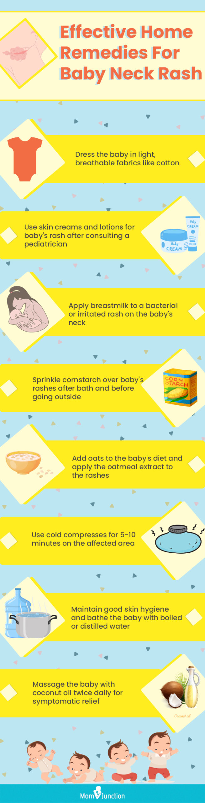 effective home remedies for baby neck rash (infographic)