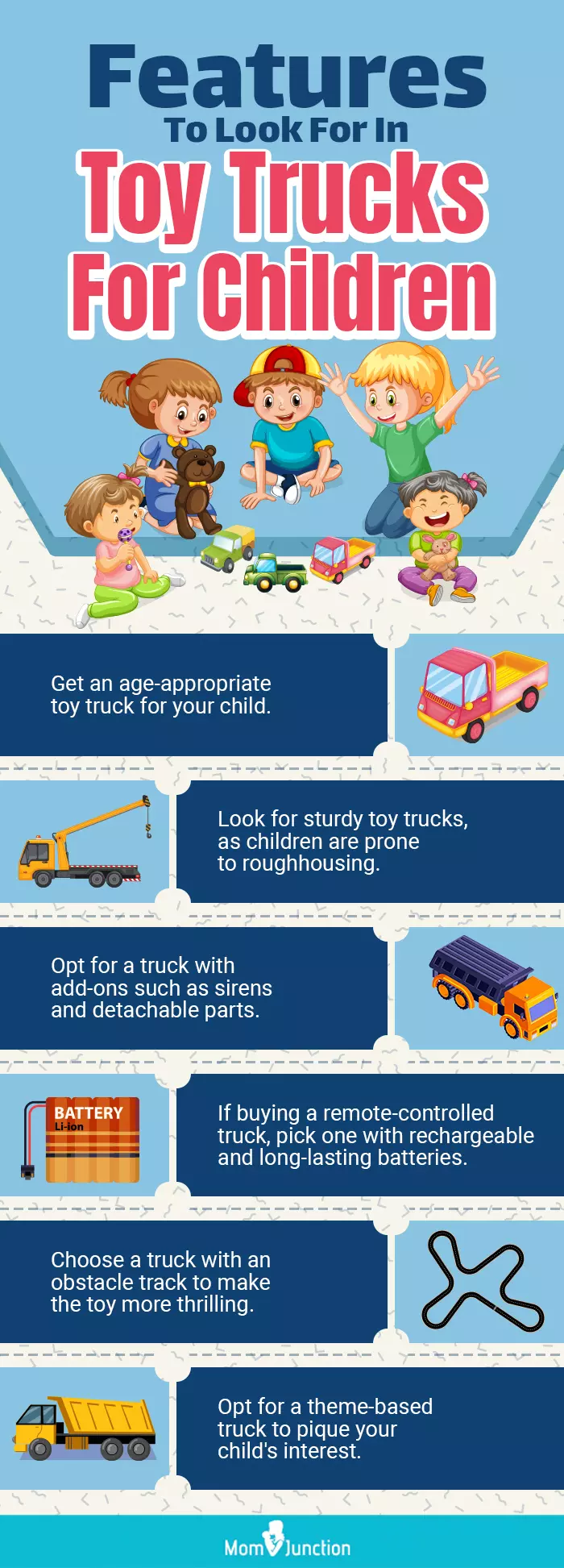 Features To Look For In Toy Trucks For Children