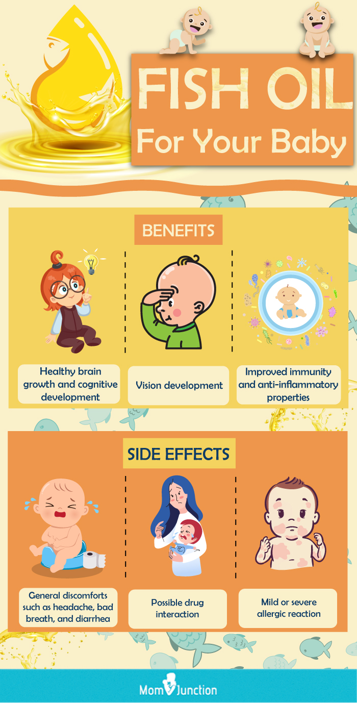 benefits and side effects of fish oil for babies (infographic)