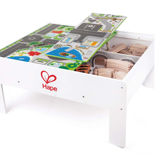 Hape Railway Play Activity Table For Wooden Trains
