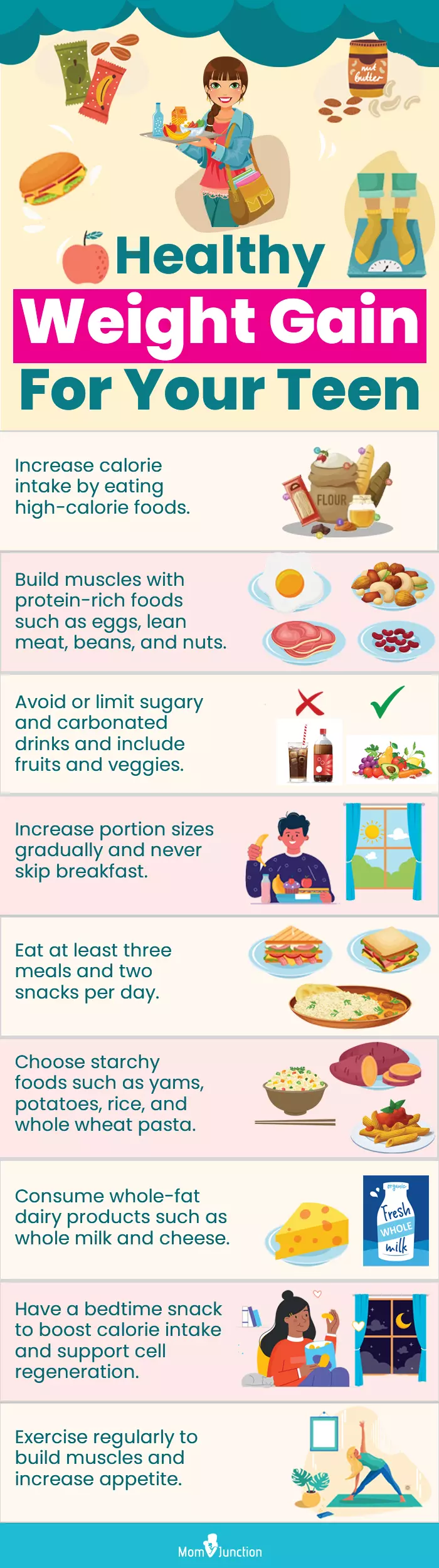 How Can Teens Gain Weight Facts And Tips MomJunction