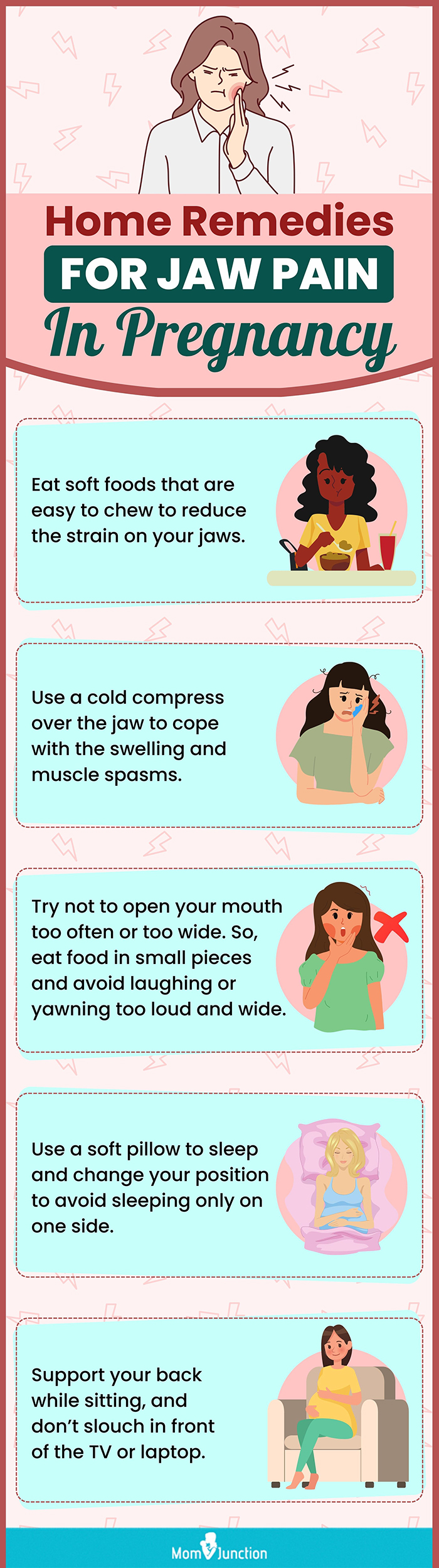 home remedies for jaw pain in pregnancy (infographic)