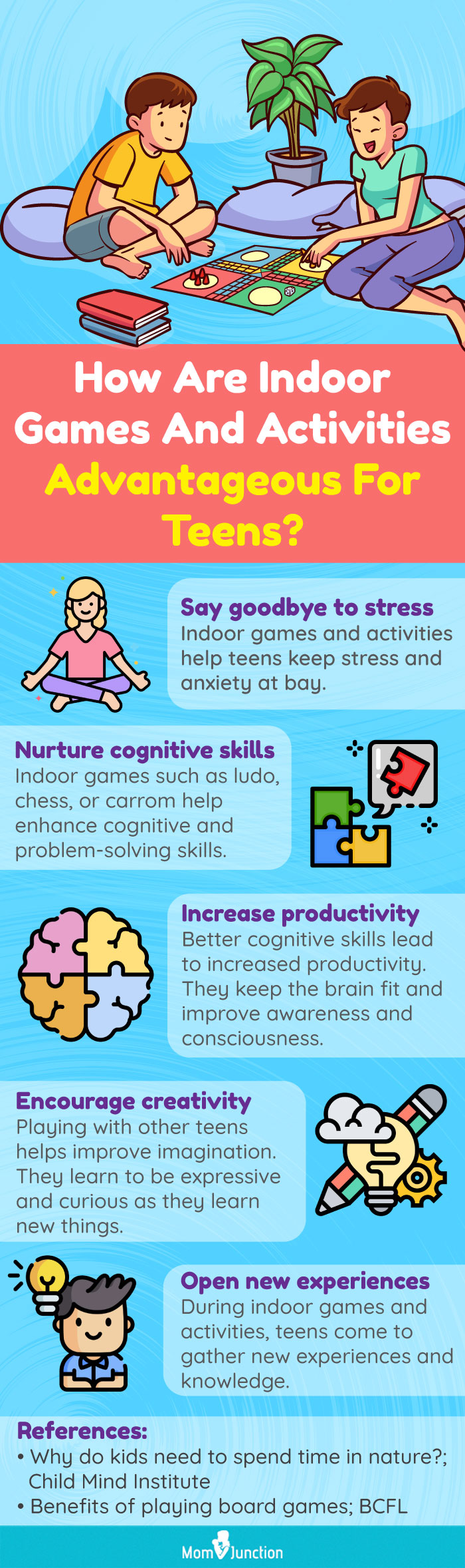 how are indoor games and activities advantageous for teens (infographic)