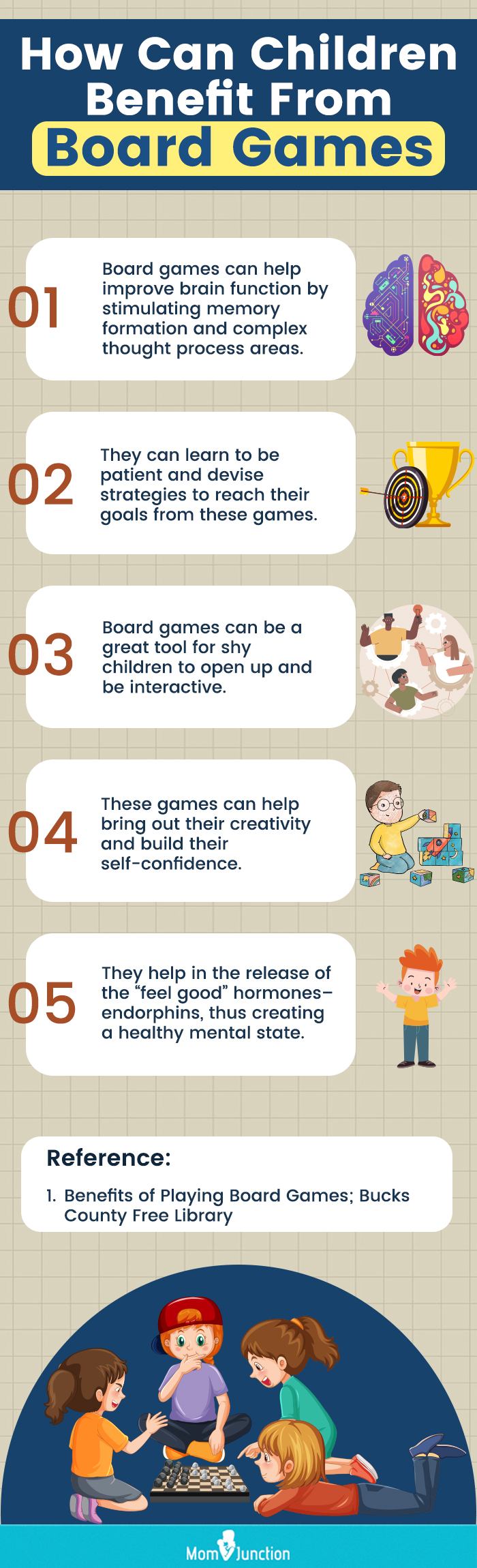 How Can Children Benefit From Board Games (infographic)