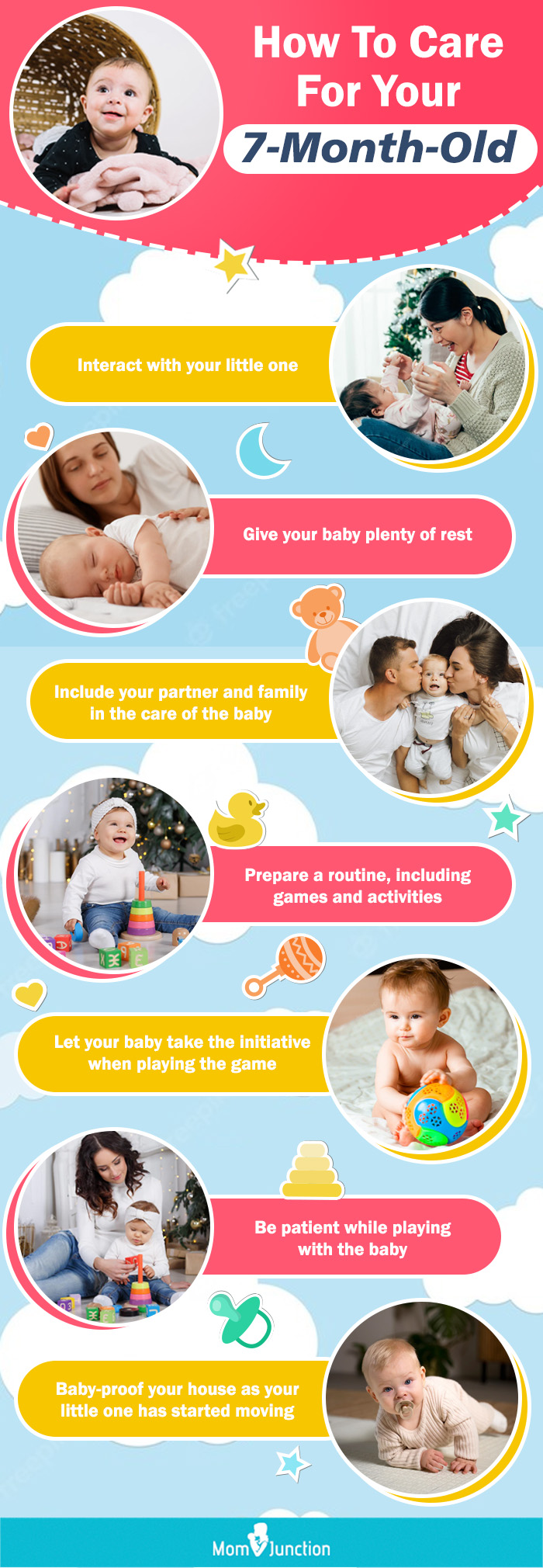 how to care for your 7 month old [infographic]