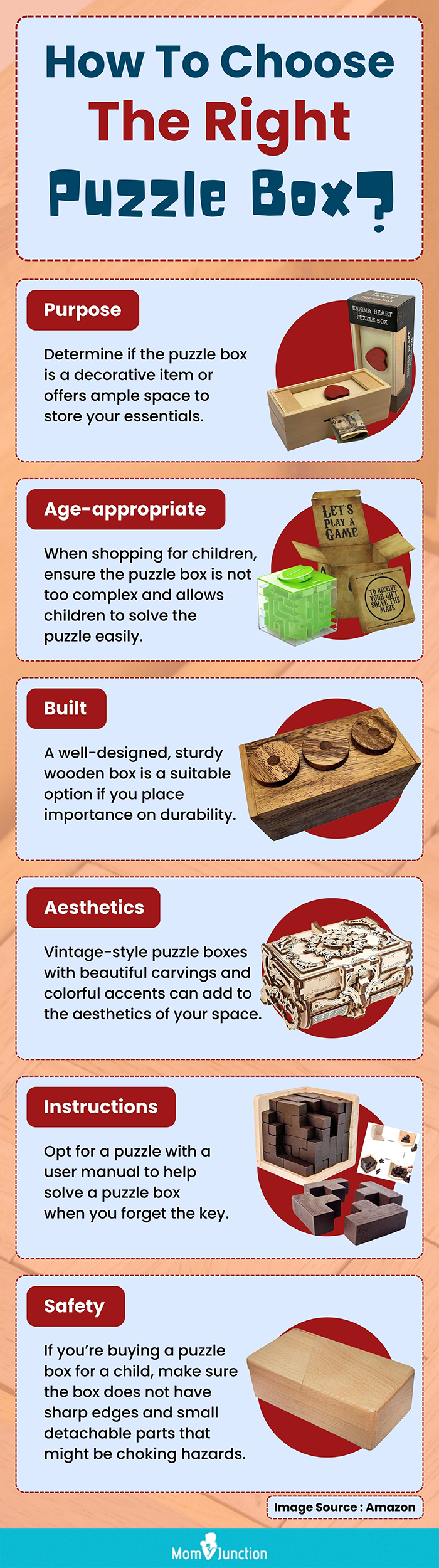 How To Choose The Right Puzzle Box (infographic)
