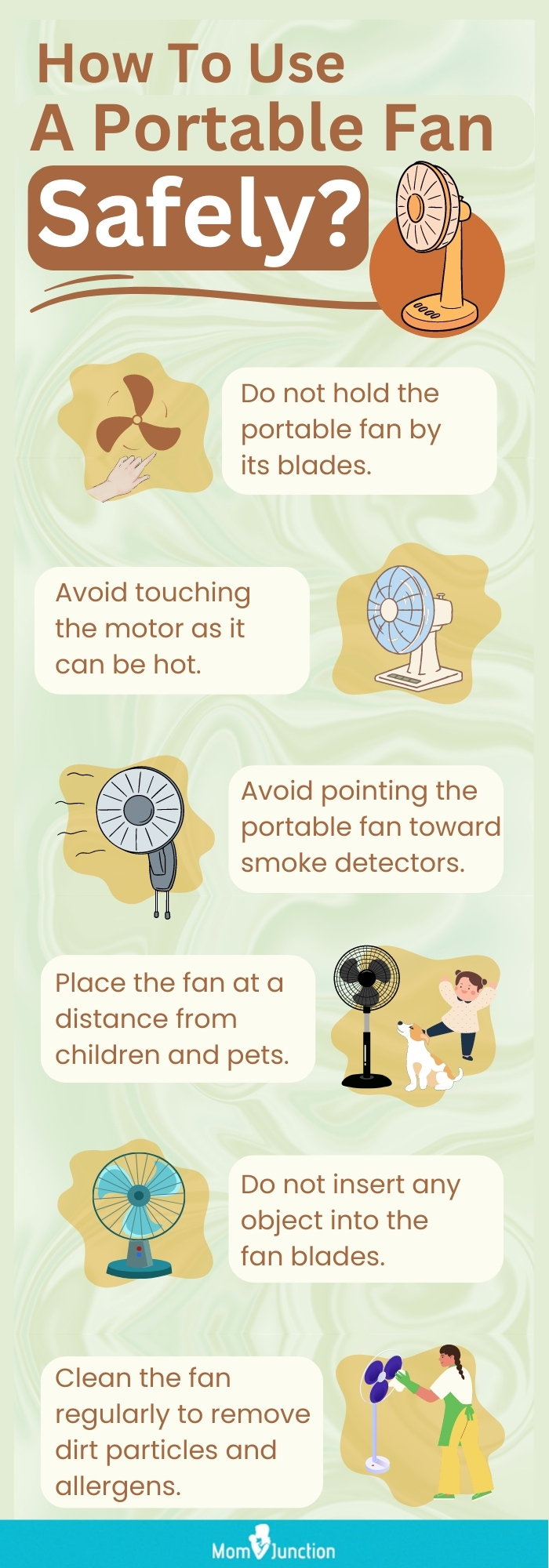 How To Use A Portable Fan Safely