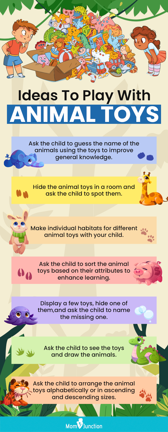 Ideas To Play With ANIMAL TOYS