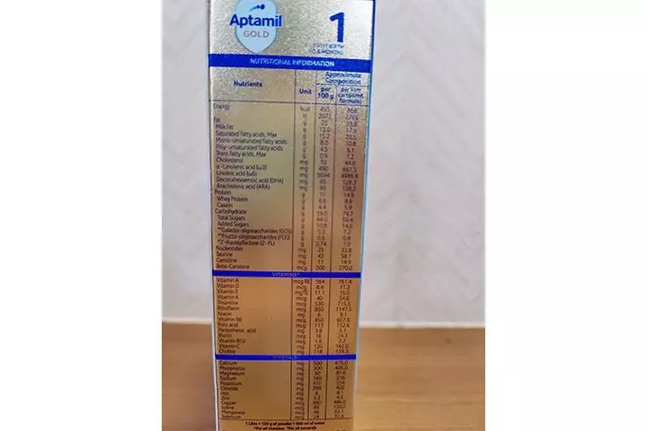 Aptamil Gold 1 Infant Formula Powder