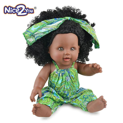 Nice2you 12-Inch Black Baby Doll