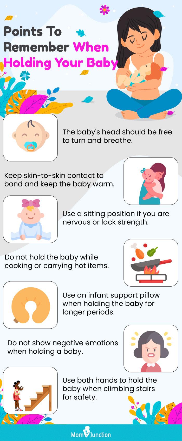 How To Hold A Baby 8 Safe Positions With Pictures MomJunction