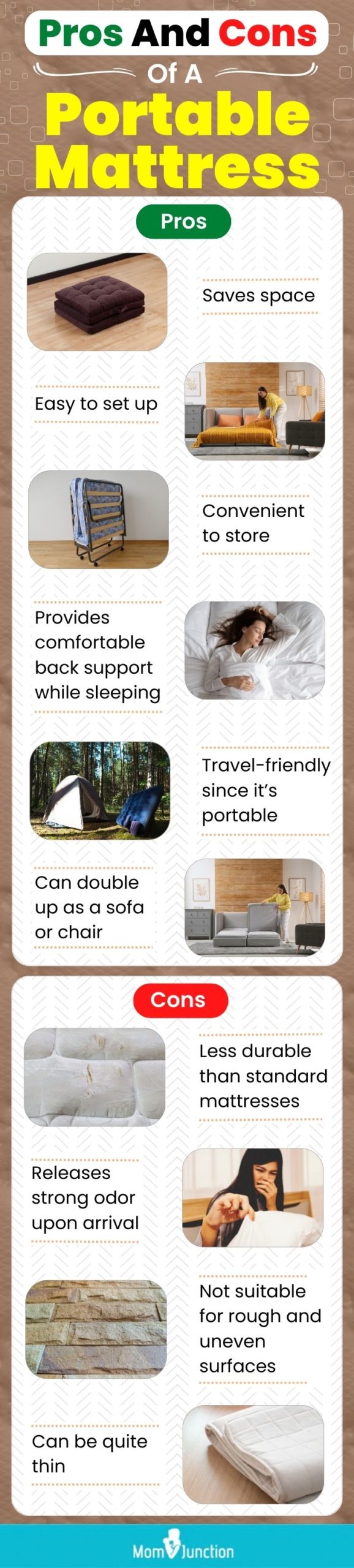 Pros And Cons Of A Portable Mattress