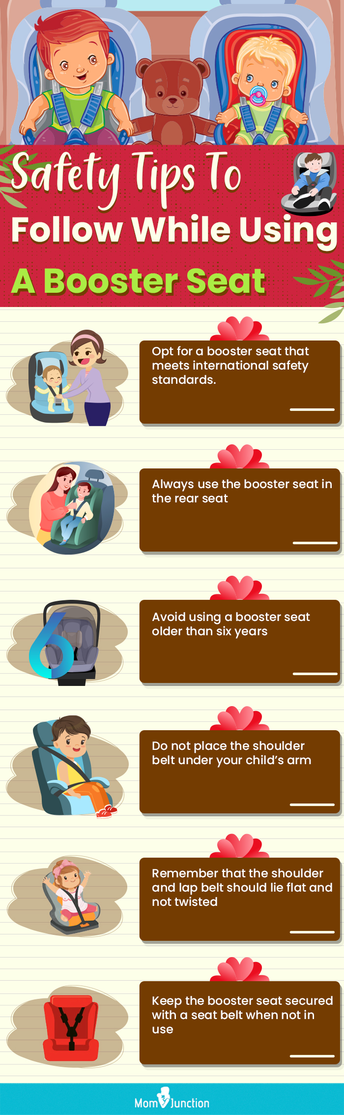 Safety Tips To Follow While Using A Booster Seat