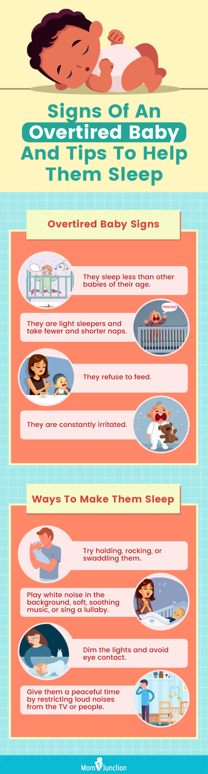 8 Signs Of Overtired Baby And Tips To Put Them To Sleep
