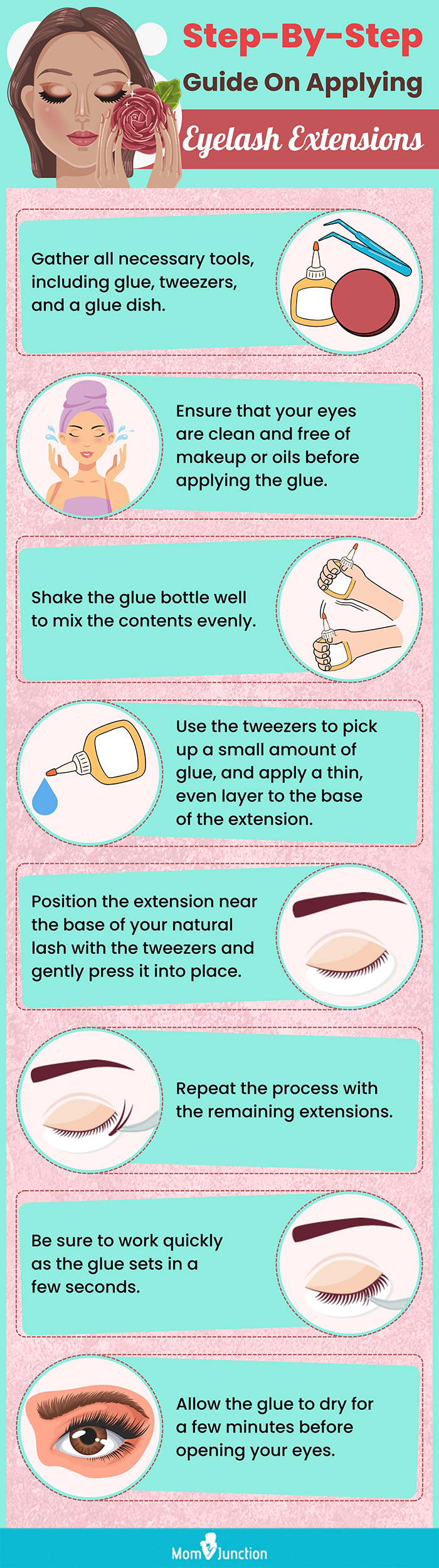 Step-By-Step Guide On Applying Eyelash Extensions