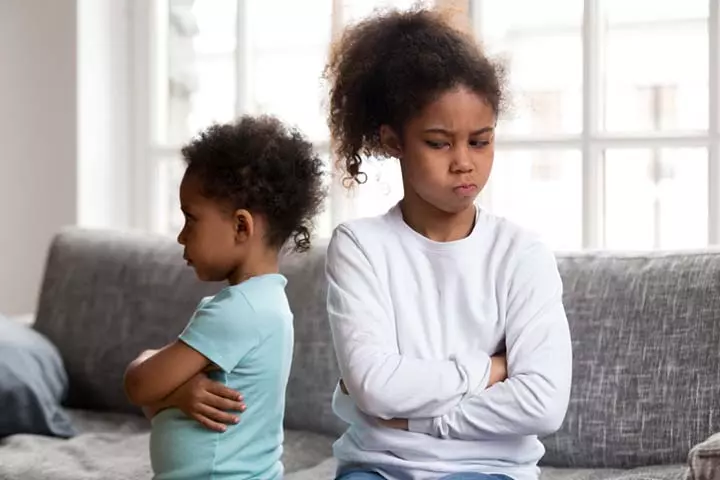 They Control Their Emotions In Front Of Younger Siblings