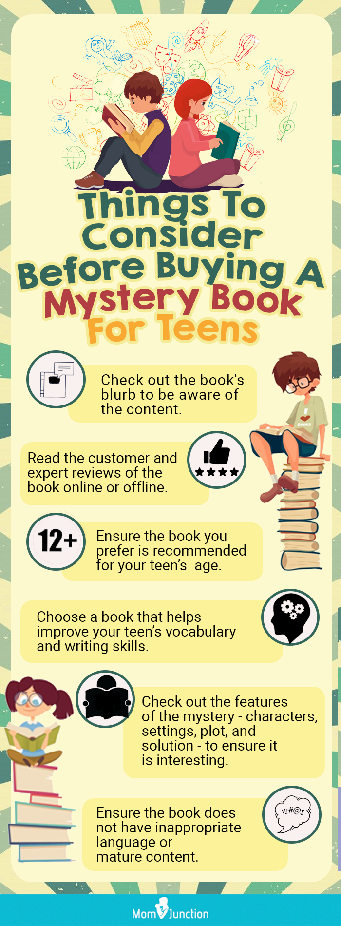 Things To Consider Before Buying A Mystery Book For Teens (infographic)