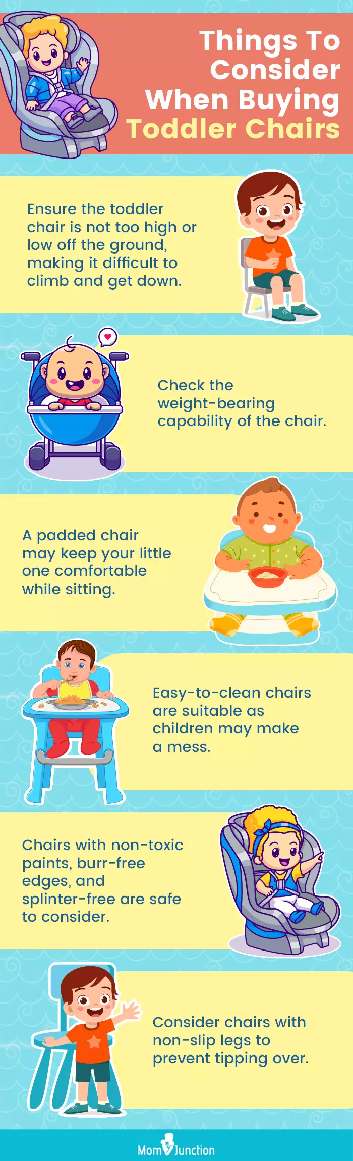 Things To Consider When Buying Toddler Chairs (infographic)