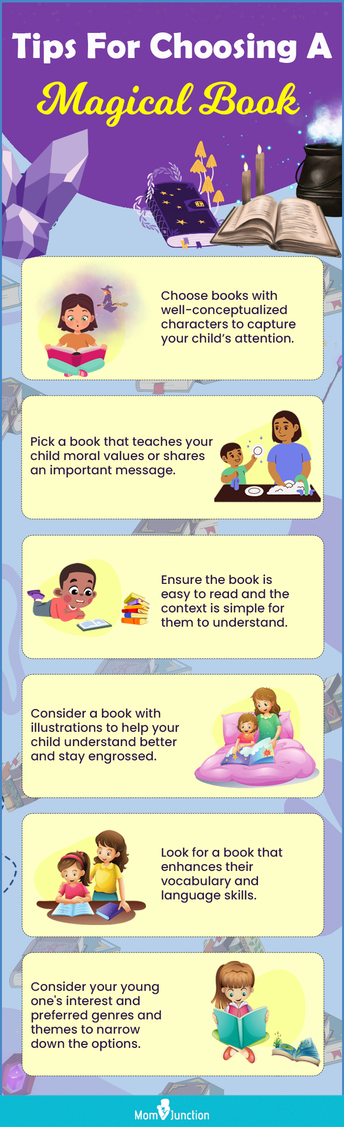Tips For Choosing A Magical Book [infographic]