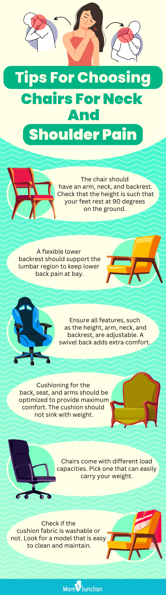 Tips For Choosing Chairs For Neck And Shoulder Pain