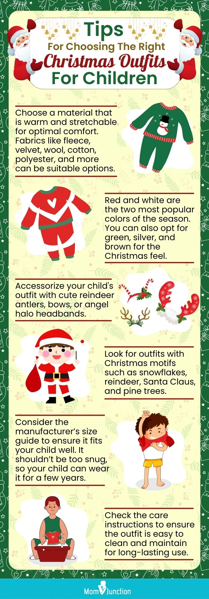 为孩子们选择合适的圣诞服装的建议