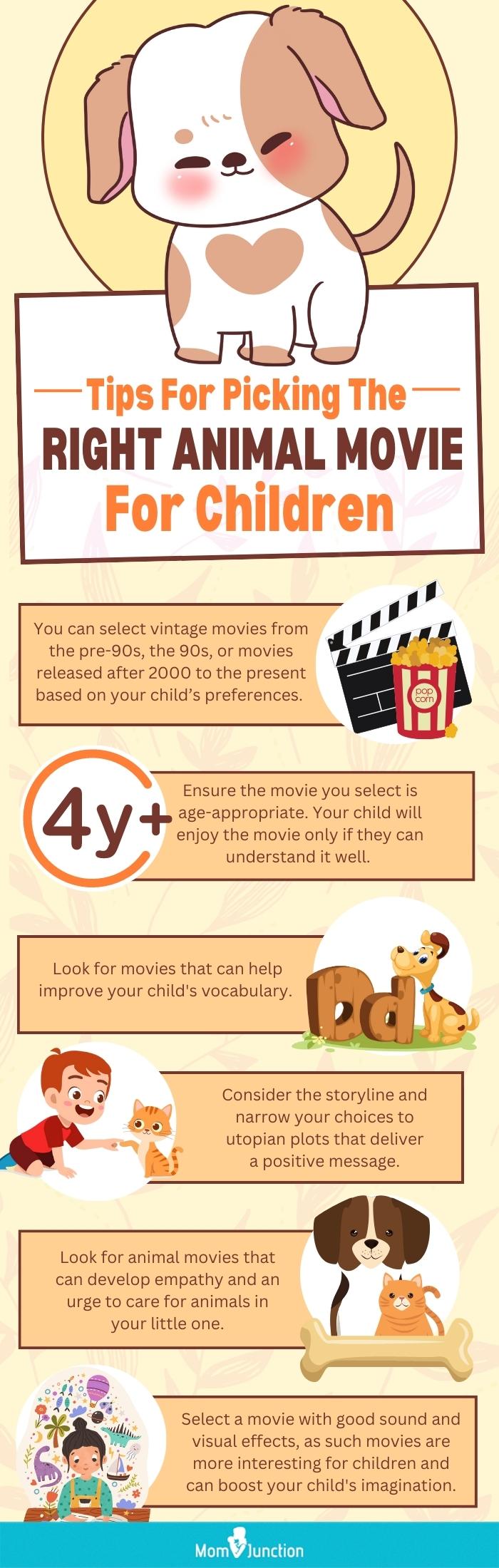 Tips For Picking The Right Animal Movie For Children (infographic)
