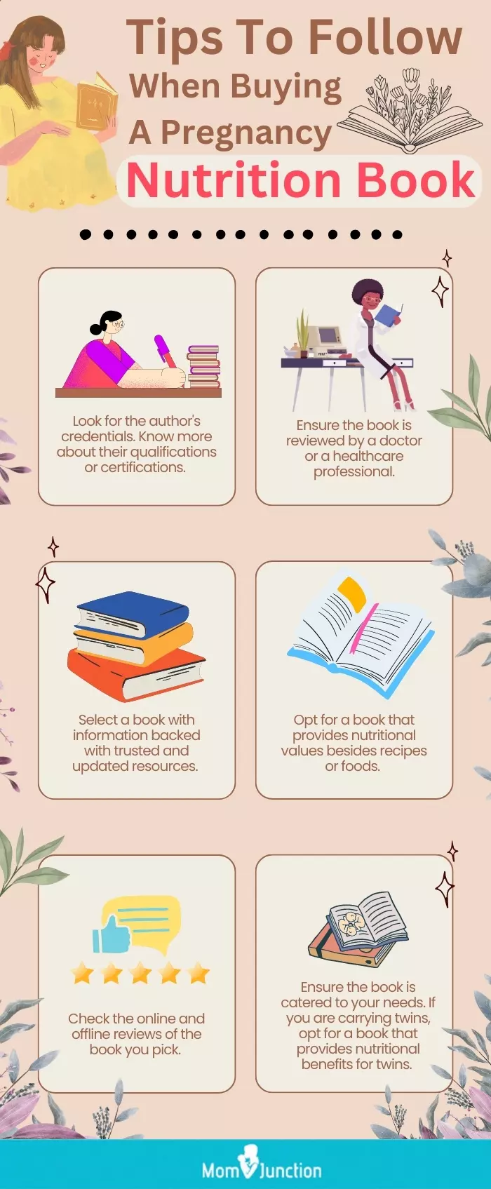 Tips To Follow When Buying A Pregnancy Nutrition Book (infographic)