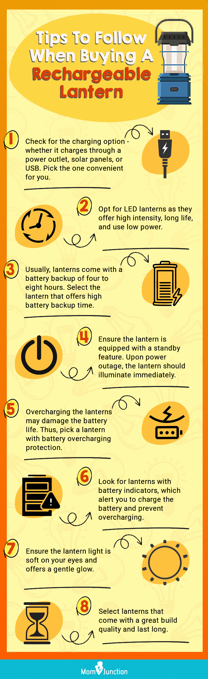 Tips To Follow When Buying A Rechargeable Lantern (infographic)