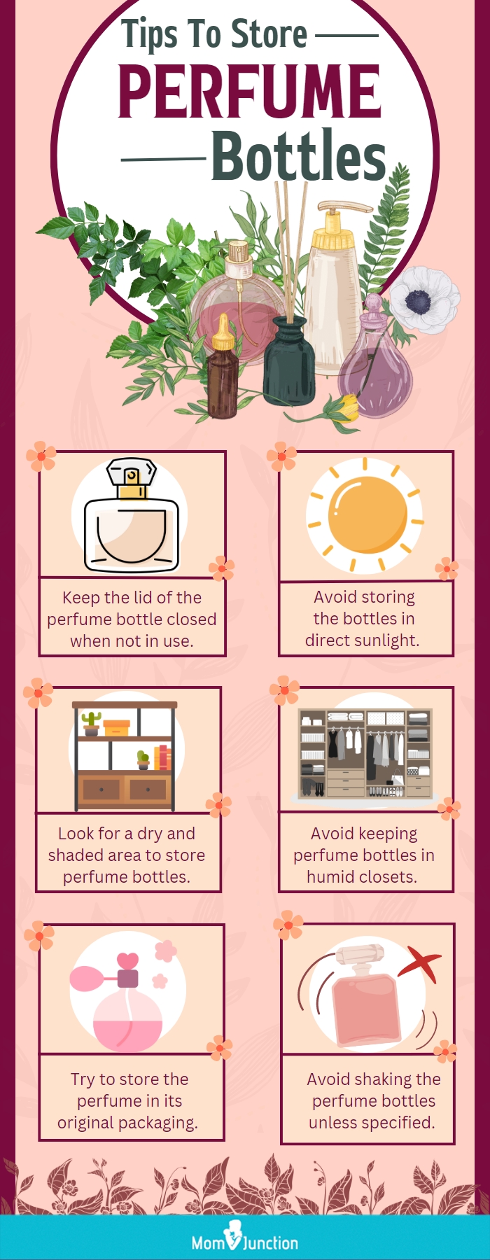 Tips To Store Perfume Bottles