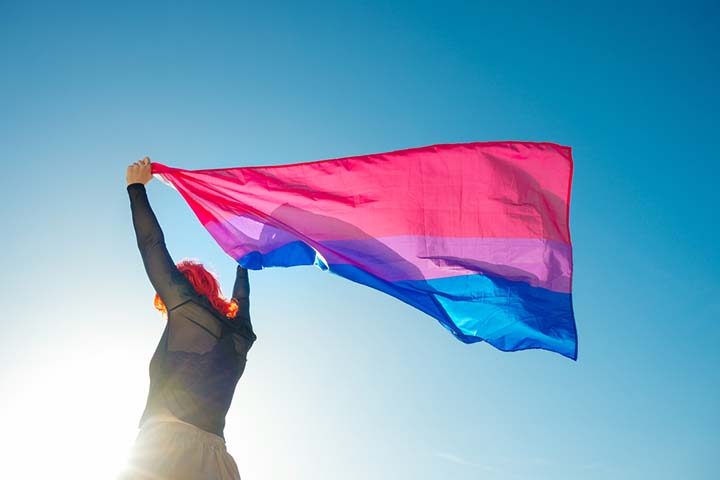 Bisexual rainbow flag