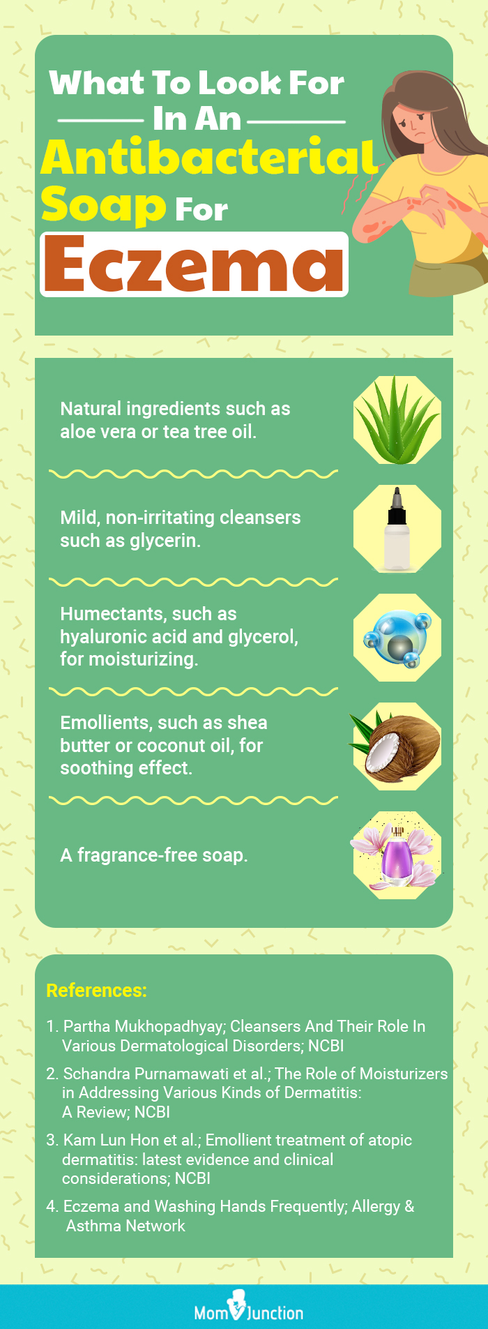 What To Look For In An Antibacterial Soap For Eczema (infographic)