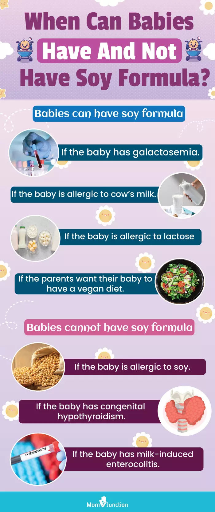 when can babies have and not have formula (infographic)