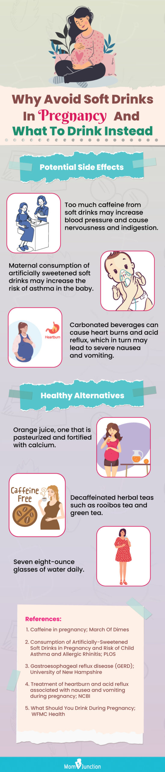 why avoid soft drinks in pregnancy and what to drink instead (infographic)