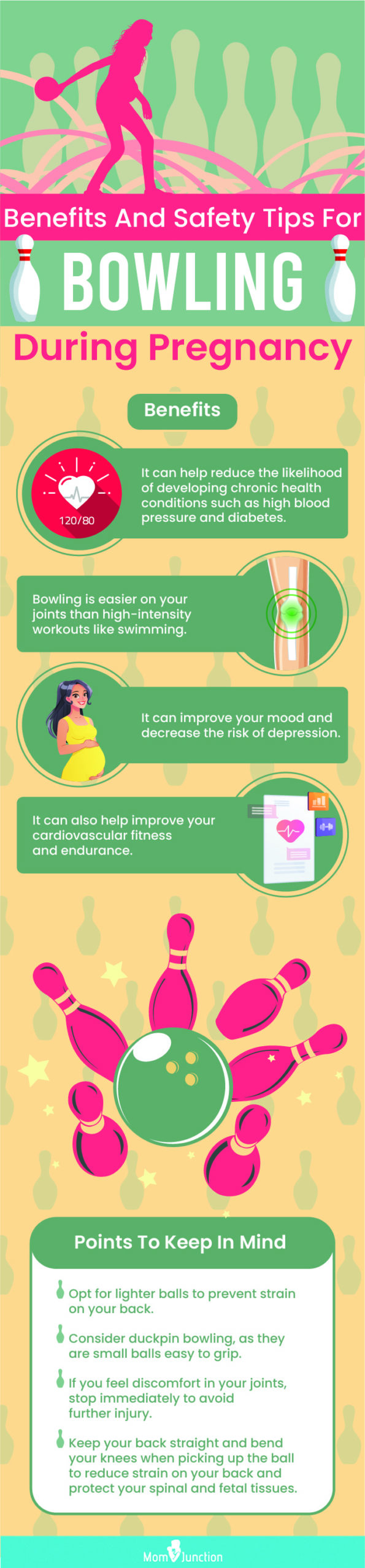 benefits of bowling during pregnancy (infographic)