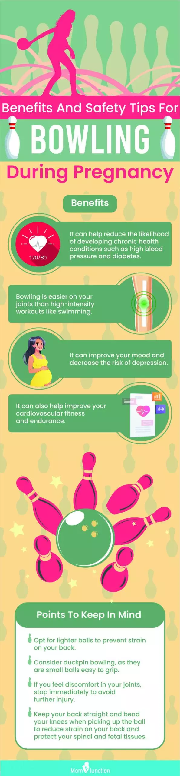 benefits of bowling during pregnancy (infographic)