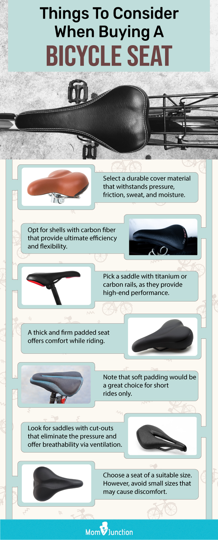 Things To Consider While Buying A Bicycle Seat
