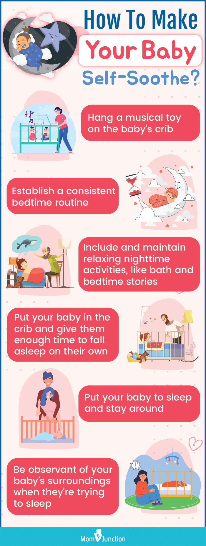 how to make your baby self soothe (infographic)