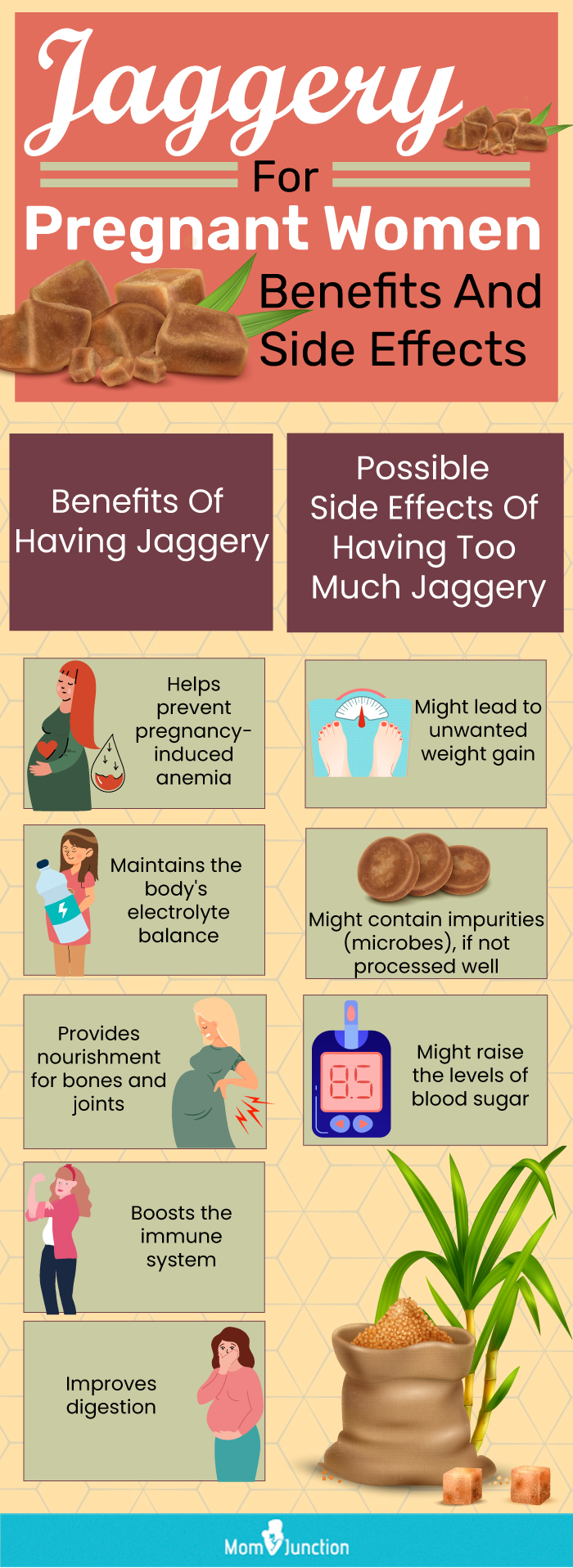benefits and side effects of including jaggery during pregnancy [infographic]